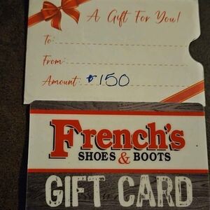 French's Shoes & Boots $150 Gift Card For $125